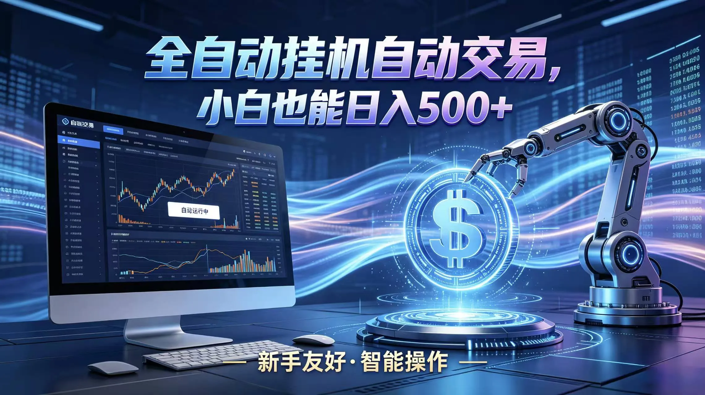 全新智能化交易助手，傻瓜式操作，小白也能快速上手，轻松实现日入500+-33资源网