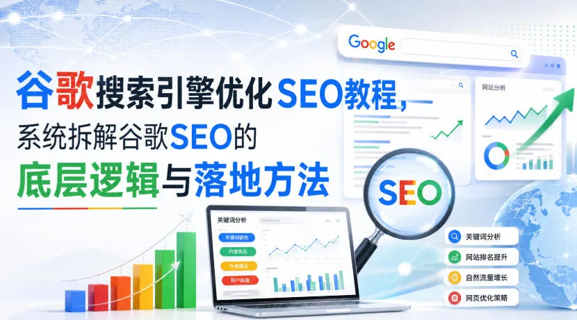 小白新君SEO·谷歌搜索引擎优化SEO教程,系统拆解谷歌SEO的底层逻辑与落地方法(部分更新2026)-33资源网