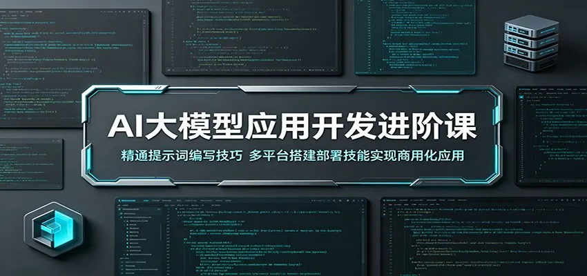 AI大模型应用开发进阶课：精通提示词编写技巧，多平台搭建部署技能实现商用化应用-33资源网