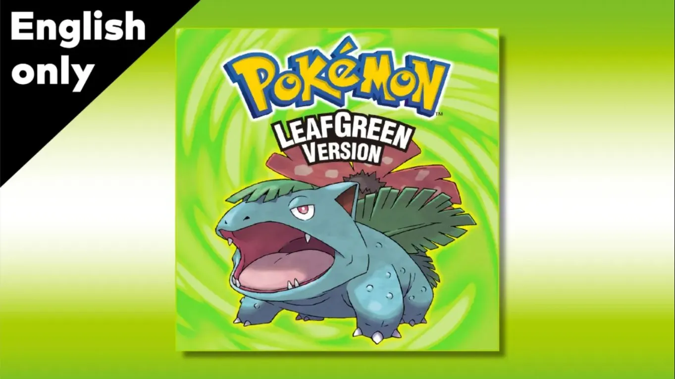 【美版】宝可梦叶绿 .Pokemon LeafGreen 中文汉化-33资源网