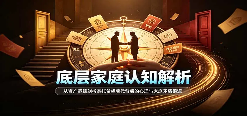 底层家庭认知解析:从资产逻辑剖析寄托希望后代背后的心理与家庭矛盾根源-33资源网