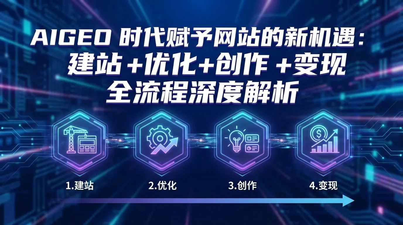 AIGEO+时代赋予网站的新机遇：建站+优化+创作+变现+全流程深度解析-33资源网