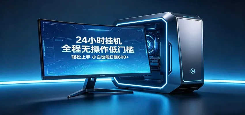 三角洲自动跑刀，纯自动挂机项目，零基础小白躺赚无忧-33资源网