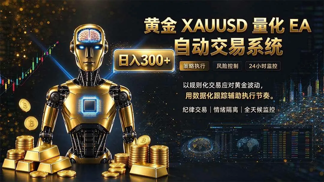 (21067期)普通人也能玩转AI量化:不盯盘,不熬夜,一套智投EA让策略自动跑-33资源网