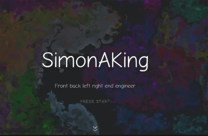 HTML炫酷特效个人主页网站模板-33资源网