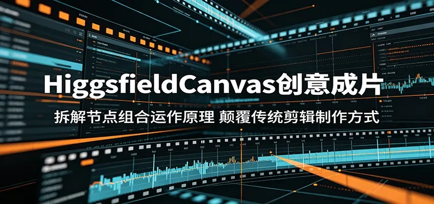 HiggsfieldCanvas创意成片：拆解节点组合运作原理，颠覆传统剪辑制作方式-33资源网