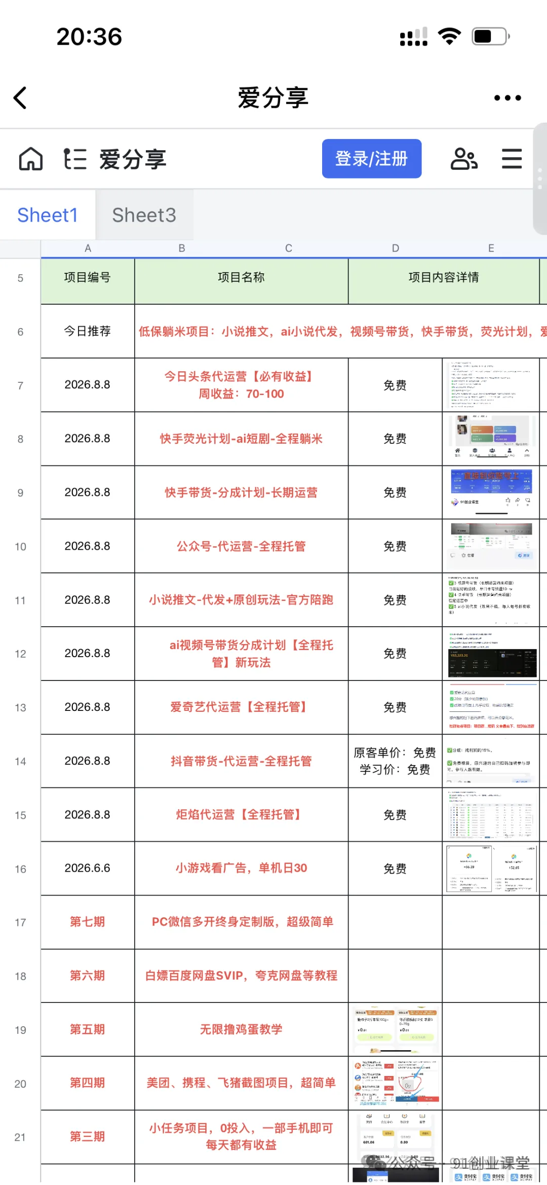 （20868期）9个必赚的小项目，超级无脑简单，百分百赚米的，副业首选，日收500+-33资源网