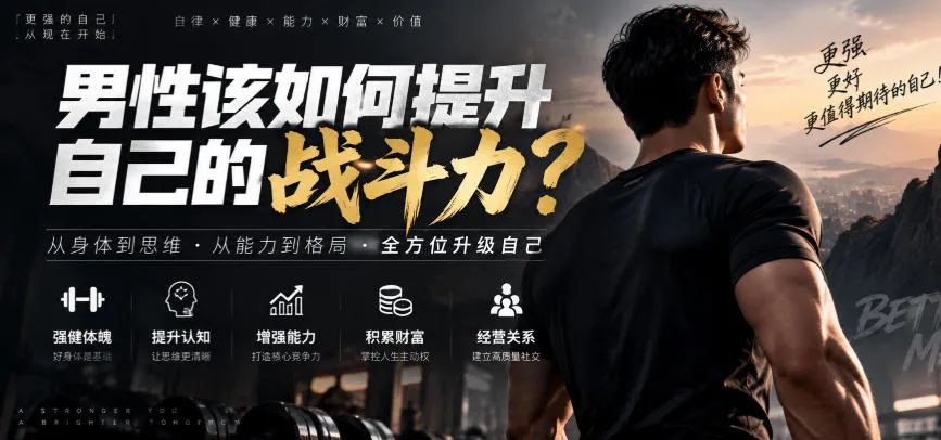 付费文章:男性该如何提升自己的战斗力?-33资源网
