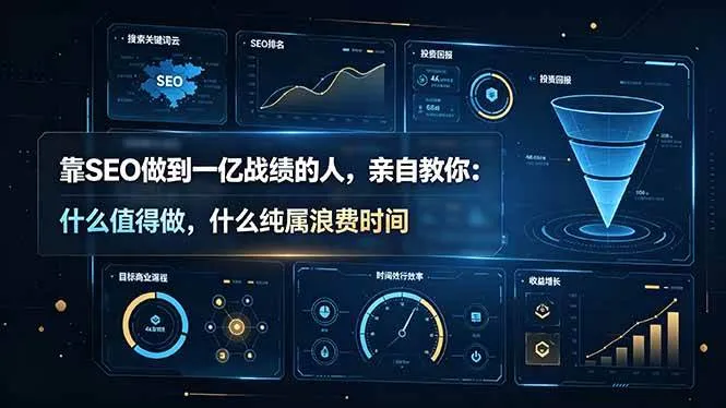 (19197期)靠SEO做到一亿战绩的人,亲自教你:什么值得做,什么纯属浪费时间【原创双语字幕】-33资源网