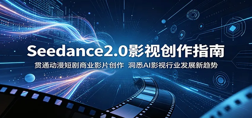 Seedance2.0影视创作指南：贯通动漫短剧商业影片创作，洞悉AI影视行业发展新趋势-33资源网