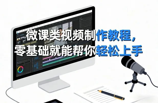 微课类视频制作教程，零基础就能帮你轻松上手-33资源网