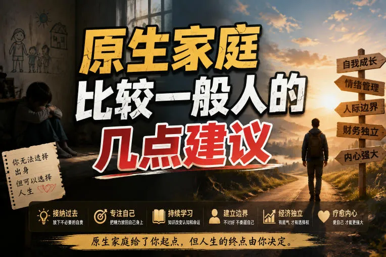 付费文章:给原生家庭比较一般人的几点建议-33资源网