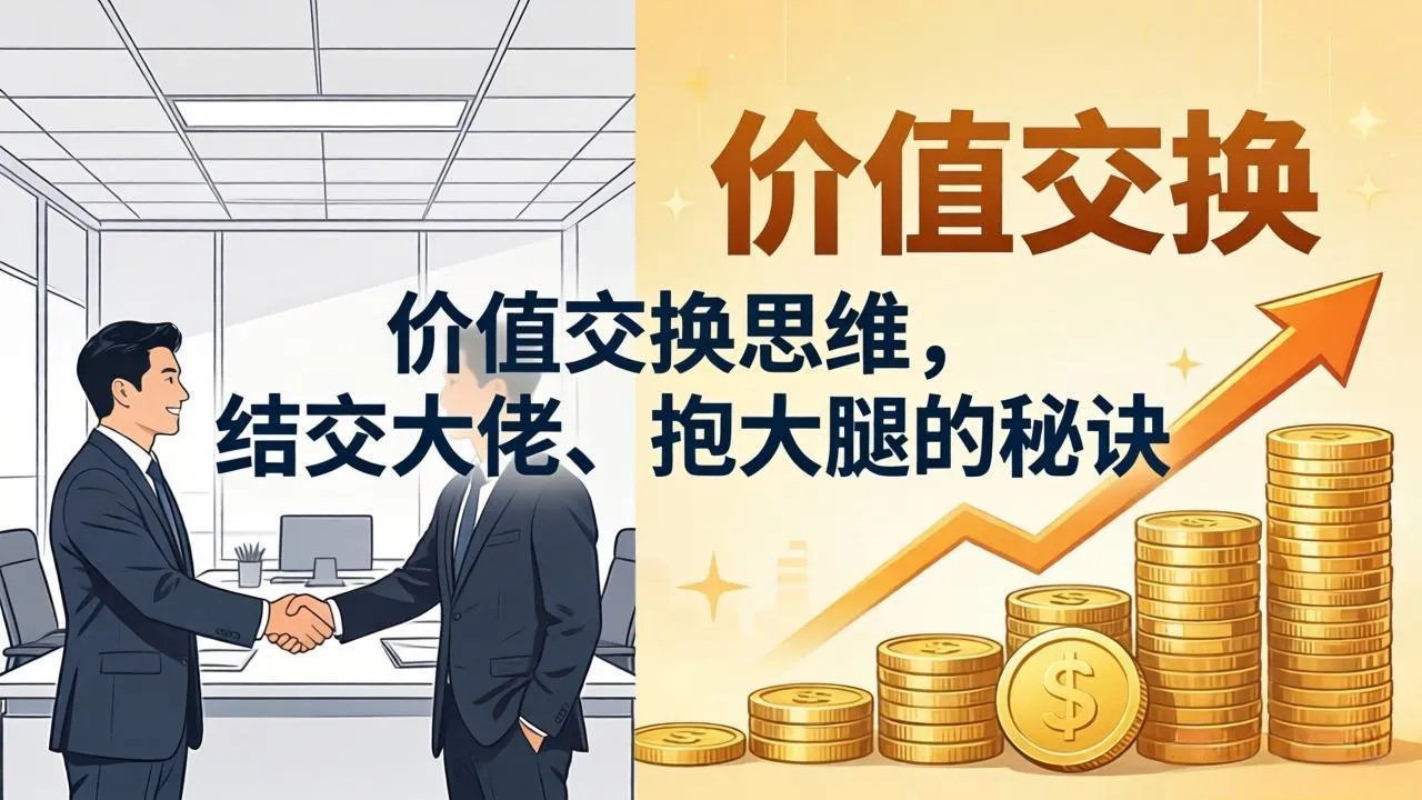 某付费文章：价值交换思维，结交大佬、抱大腿的秘诀-33资源网