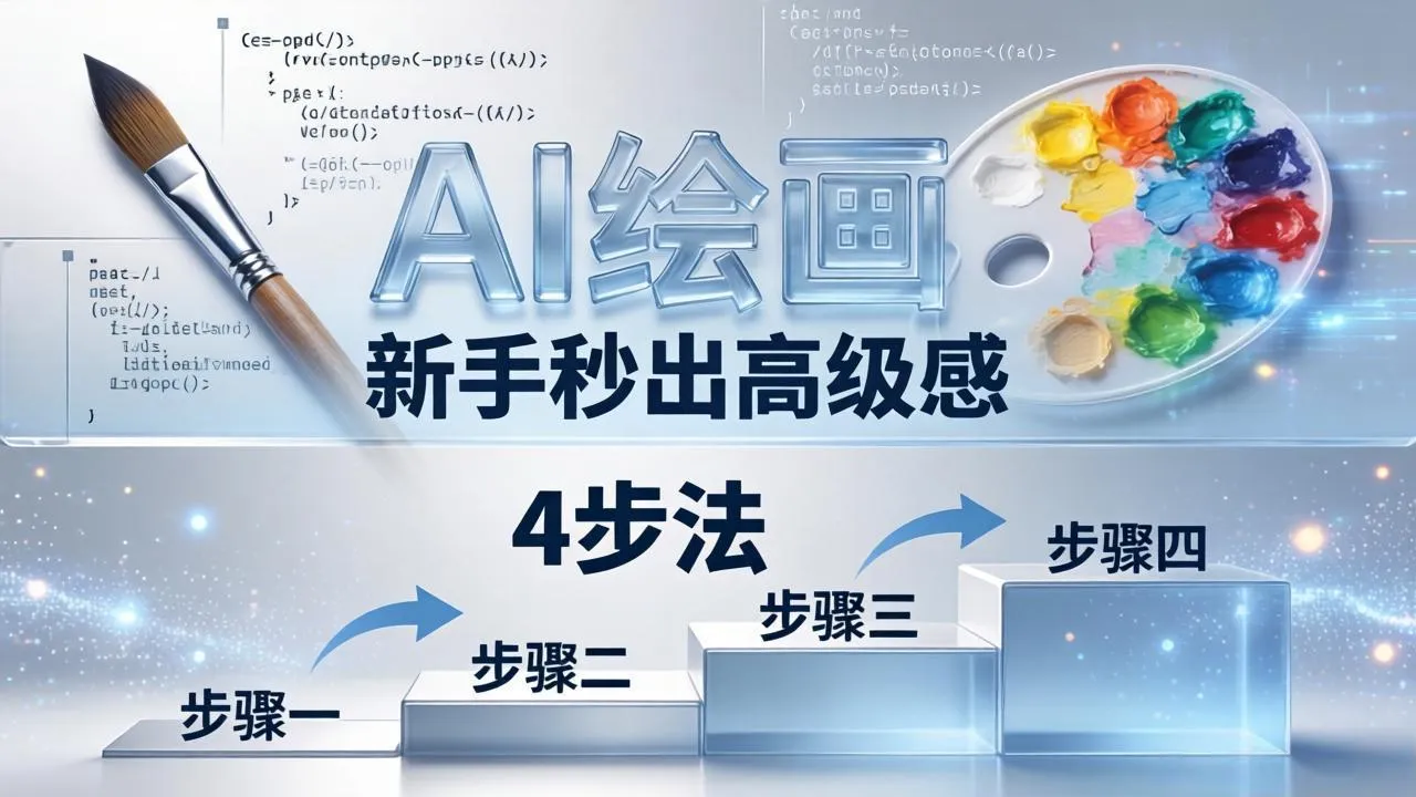 AI绘画入门别再硬磕了！即梦4步法：万能提示词公式+BRTR框架，新手秒出高级感-33资源网