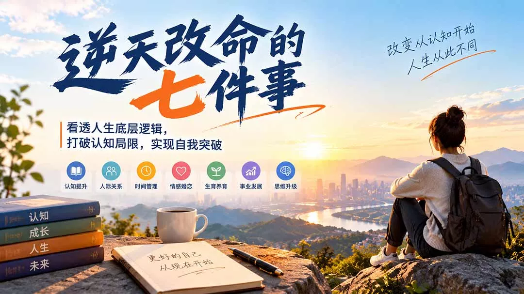 付费文章:逆天改命的七件事,看透人生底层逻辑,打破认知局限,实现自我突破 付费文章:逆天改命的七件事,看透人生底层逻辑,打破认知局限,实现自我突破