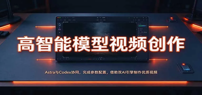 高智能模型视频创作:Astra与Codex协同,完成参数配置,借助双AI引擎制作优质视频 高智能模型视频创作:Astra与Codex协同,完成参数配置,借助双AI引擎制作优质视频