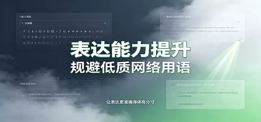 表达能力提升：语言塑造思想逻辑，规避低质网络用语，强化心智感知-33资源网