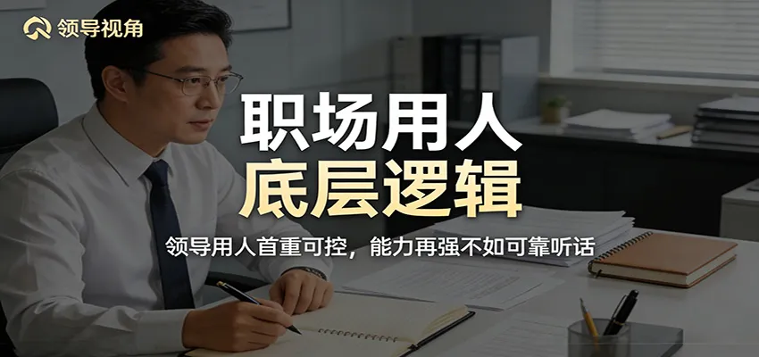 公众号付费文章：职场用人底层逻辑，领导用人首重可控，能力再强不如可靠听话-33资源网