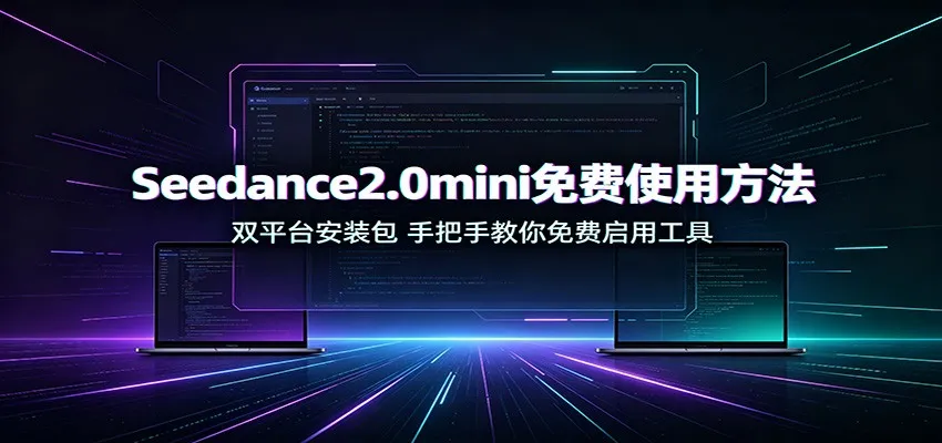 Seedance2.0mini免费使用方法：双平台安装包，手把手教你免费启用工具-33资源网