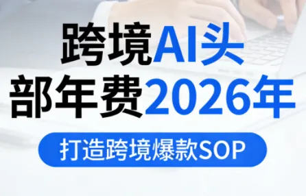 跨境AI头部年费2026年，打造跨境爆款SOP(更新5月)