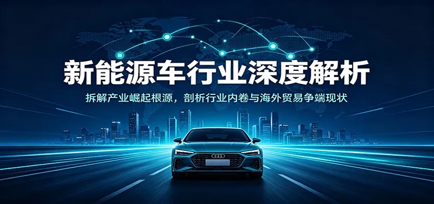 新能源车行业深度解析:拆解产业崛起根源,剖析行业内卷与海外贸易争端现状-33资源网