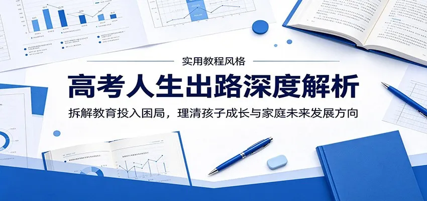 高考人生出路深度解析:拆解教育投入困局,理清孩子成长与家庭未来发展方向-33资源网