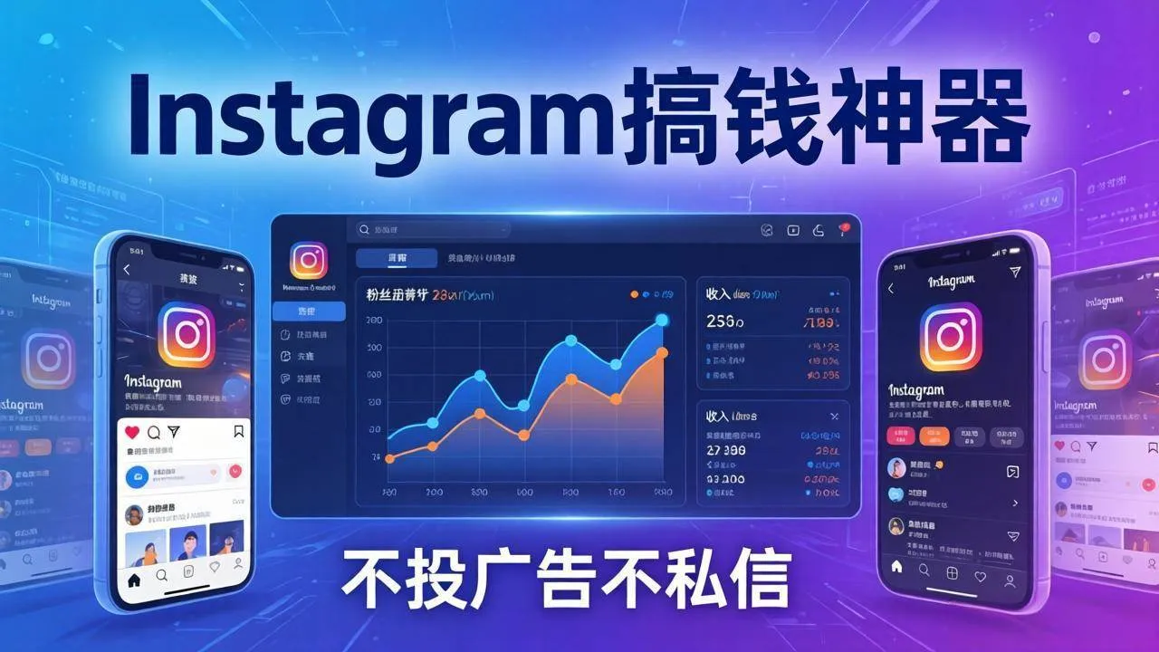 (17731期)Instagram搞钱神器:月涨6万粉+月入5万刀,不投广告不私信,靠算法+低价产品-33资源网