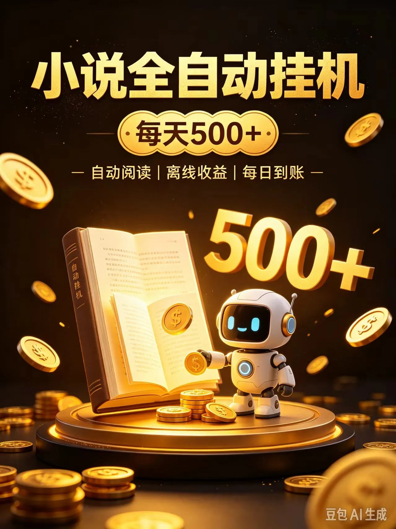 番茄全自动小说0门槛副业,日入300+,躺赚稳定风口项目-33资源网