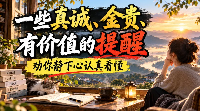 付费文章:一些真诚、金贵、有价值的提醒,劝你静下心认真看懂-33资源网
