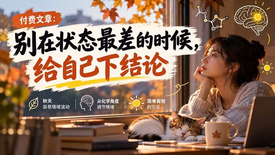 （20716期）【无水印】某付费文章：别在状态最差的时候，给自己下结论-33资源网