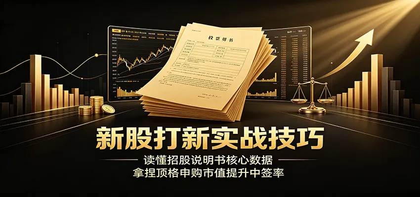 新股打新实战技巧:读懂招股说明书核心数据,拿捏顶格申购市值提升中签率-33资源网