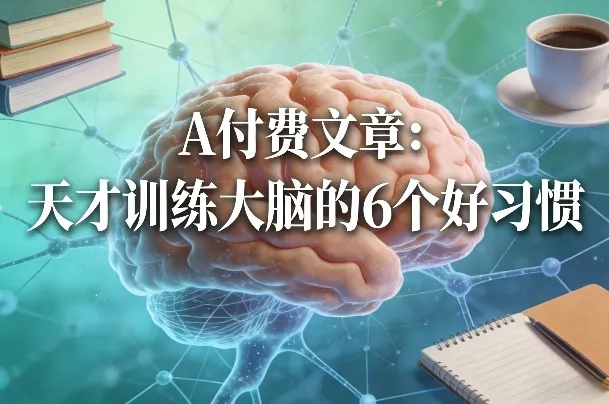 付费文章：天才训练大脑的6个好习惯-33资源网
