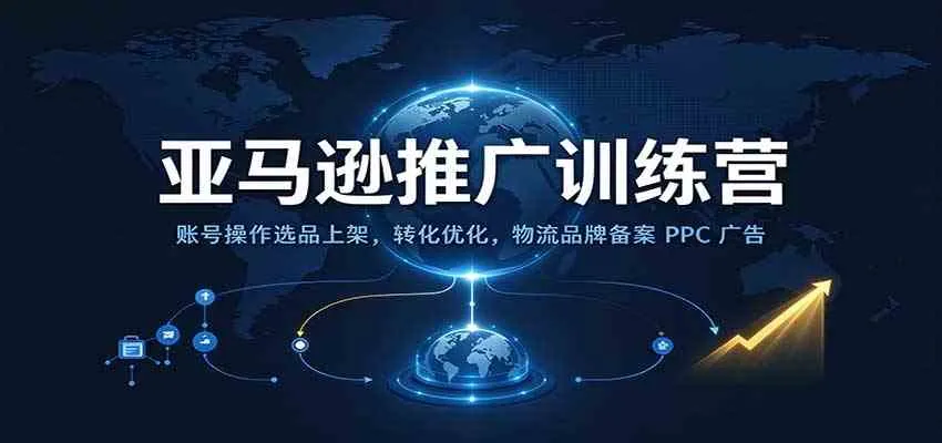 亚马逊推广训练营:账号操作选品上架,转化优化,物流品牌备案PPC广告运营-33资源网
