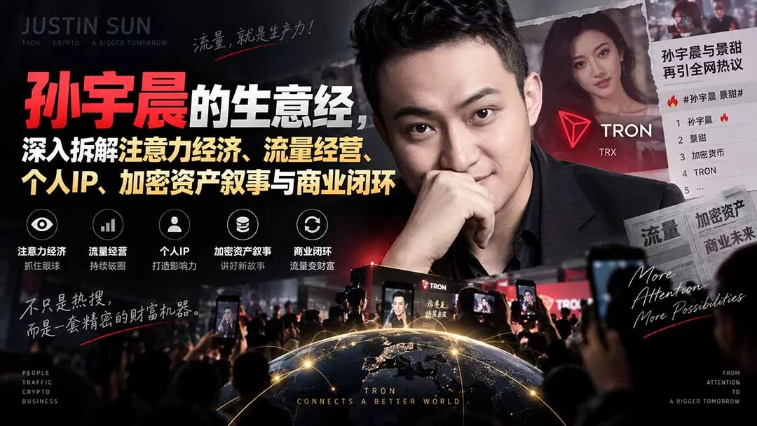 某星球精华文章——孙宇晨的生意经,深入拆解注意力经济、流量经营、个人IP、加密资产叙事与商业闭环-33资源网