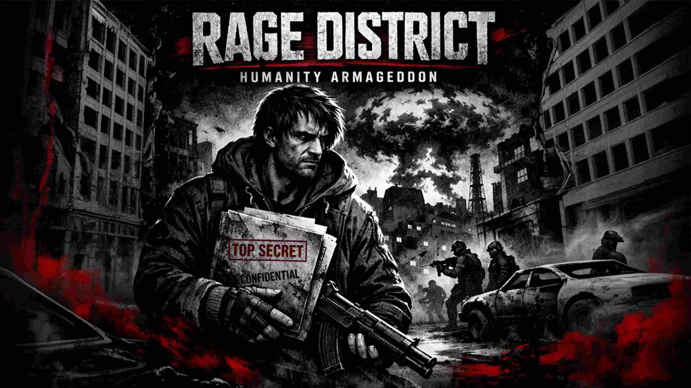 【美版】狂怒区 人类末日 Rage District – Humanity Armageddon 英语 【美版】狂怒区 人类末日 Rage District – Humanity Armageddon 英语