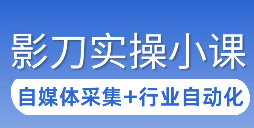 3天攻克影刀RPA：自媒体数据采集+行业自动化全流程-33资源网