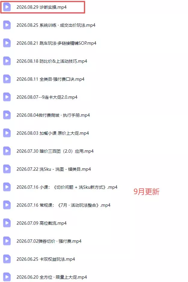 拼多多实战特训营(更新26年0831-33资源网