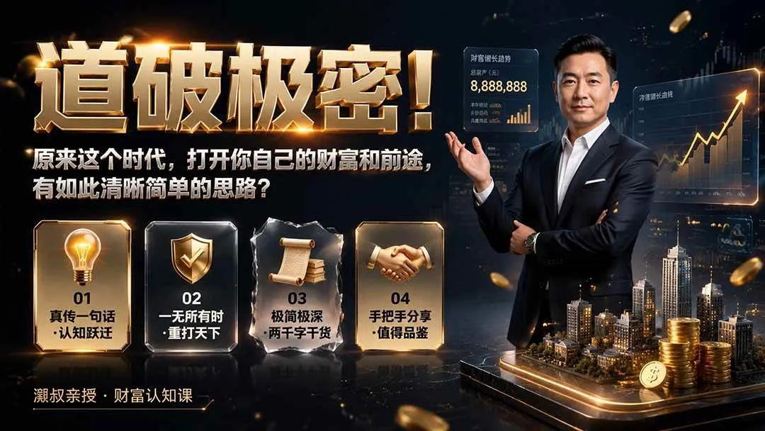 (19661期)付费文章:道破极密!原来这个时代,打开你自己的财富和前途,有如此清晰简单的思路? (19661期)付费文章:道破极密!原来这个时代,打开你自己的财富和前途,有如此清晰简单的思路?