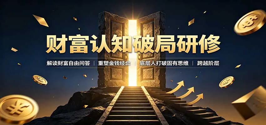 财富认知破局研修：解读”孙割”，重塑金钱观念，底层人打破固有思维跨越阶层-33资源网