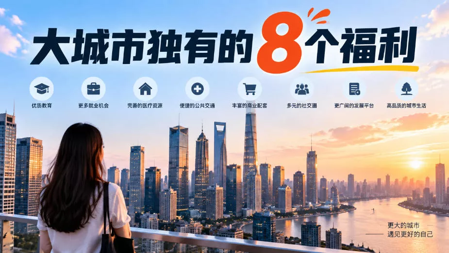 某公众号付费文章:大城市独有的8个福利-33资源网