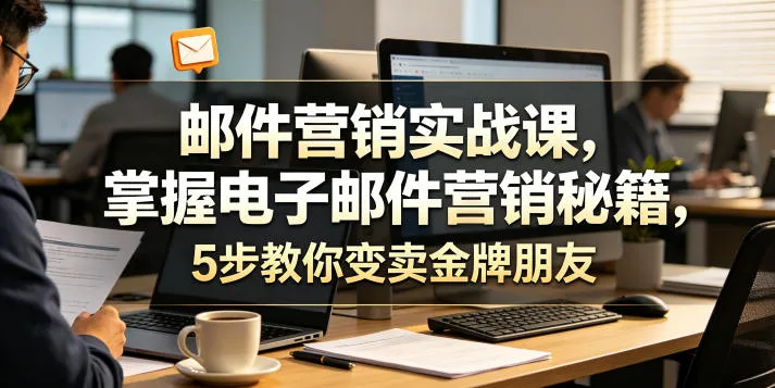 邮件营销实战课，掌握电子邮件营销秘籍，5步教你变卖金牌朋友【原创双语字幕】-33资源网