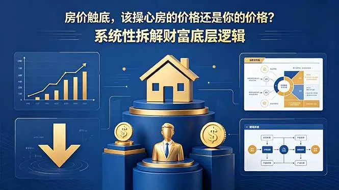 （18602期）付费文章：房价触底，该操心房的价格还是你的价格？系统性拆解财富底层逻辑-33资源网