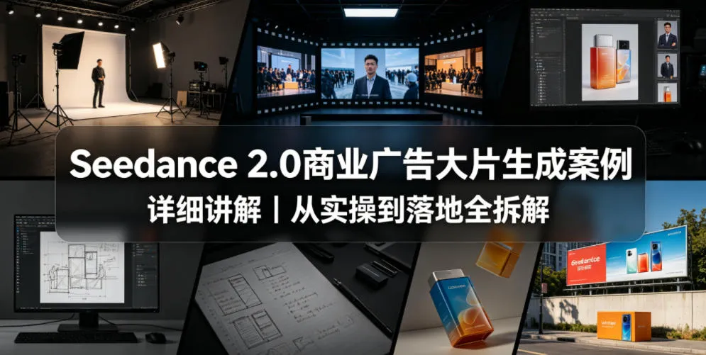 Seedance 2.0商业广告大片生成案例详细讲解｜从实操到落地全拆解-33资源网