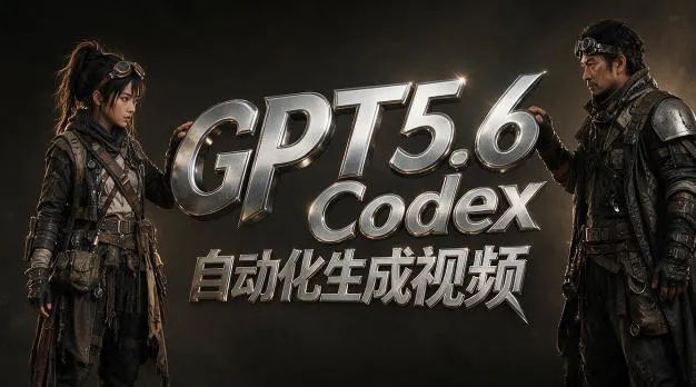 GPT5.6+Codex自动化生成视频全流程实战,从提示词设计、角色设定、封面海报,到视频生成思路与自动化工作流-33资源网