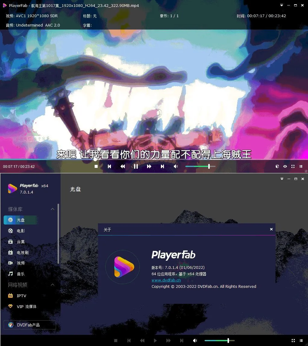 DVDFab Player 7.0.6.4中文版-33资源网