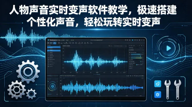 人物声音实时变声软件教学，极速搭建个性化声音，轻松玩转实时变声-33资源网