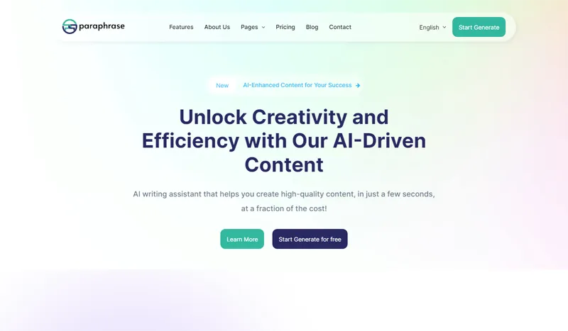 Bootstrap响应式AI写作助手官网源码-33资源网
