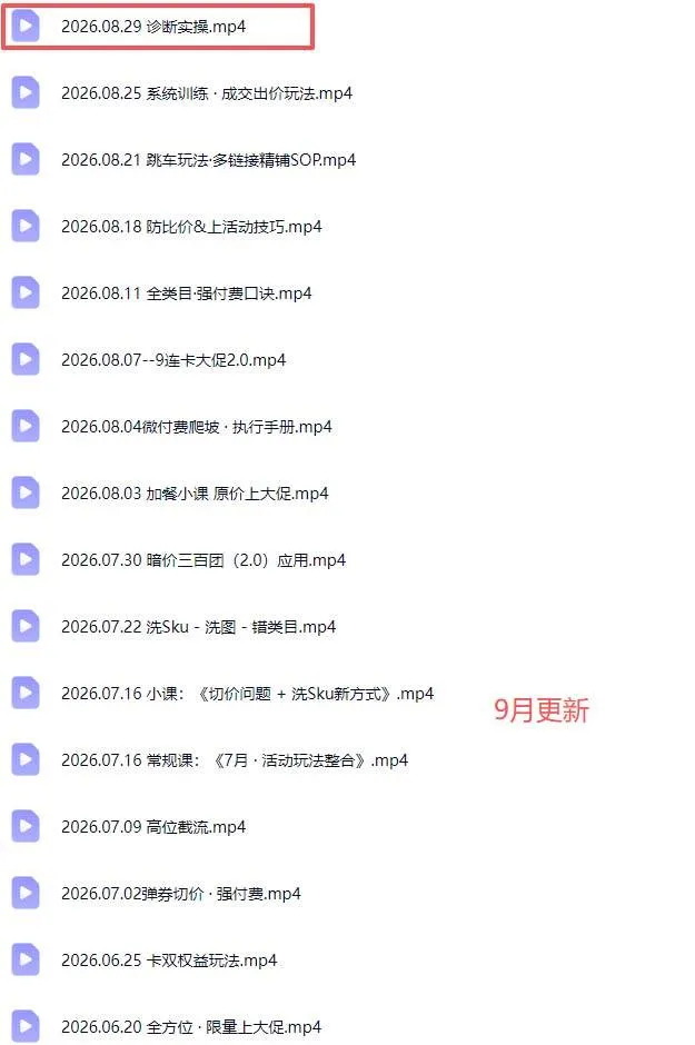 （20158期）拼多多实战特训营(更新26年0831)：不管是新手入门或老商家冲量，都有实操方法，跟着学，少走弯路-33资源网
