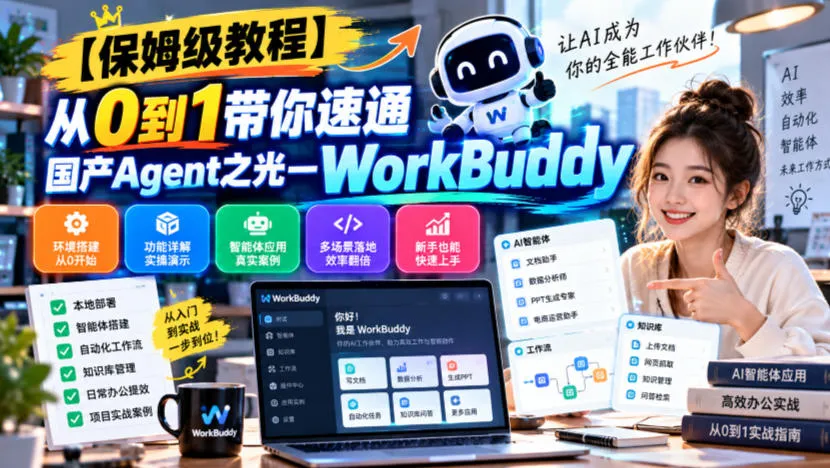 【保姆级教程】从0到1带你速通国产Agent之光—WorkBuddy【文档】-33资源网