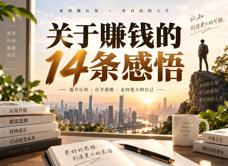 付费文章:关于賺钱的14条感悟-33资源网